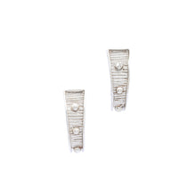 Load image into Gallery viewer, Angular Elegance - Sterling Silver Earrings