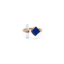 Load image into Gallery viewer, Eternity Ring - Lapis And Aquamarine Ring