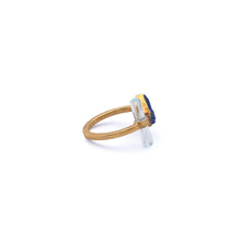 Load image into Gallery viewer, Eternity Ring - Lapis And Aquamarine Ring