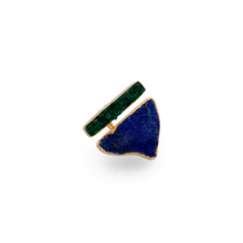 Load image into Gallery viewer, Crown Jewel - Lapis Lazuli And Emerald Ring