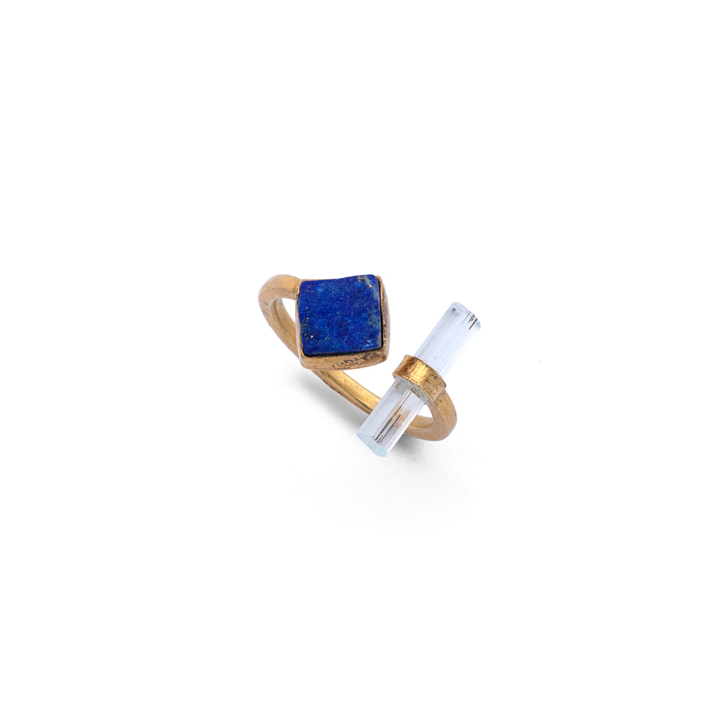Eternity Ring - Lapis And Aquamarine Ring