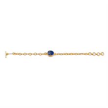 Load image into Gallery viewer, Enchant Lapis -  Silver Gold Plated Bracelet