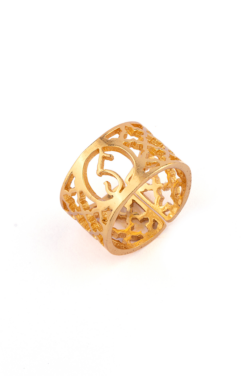 Alif Laila Urdu Harf Rings