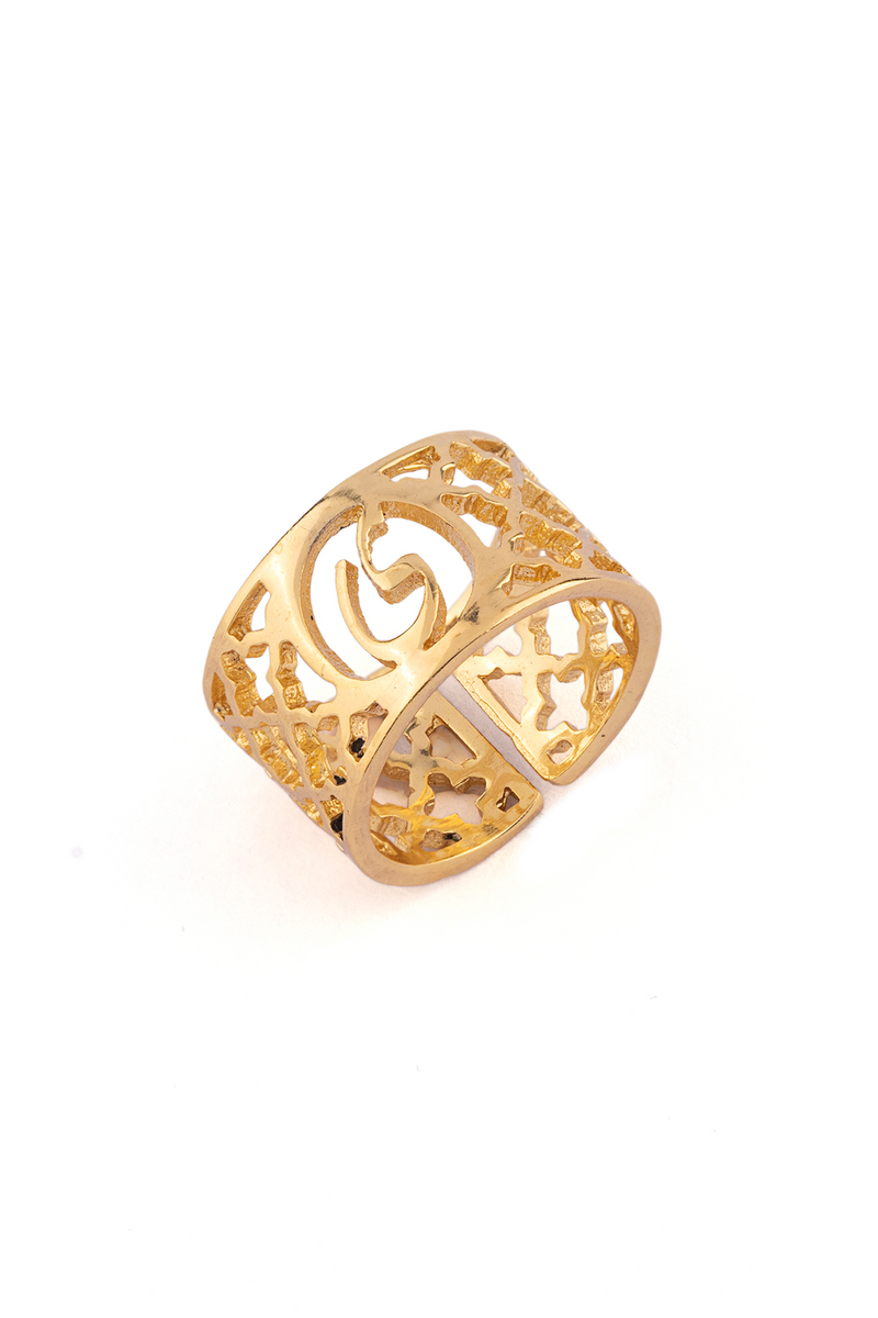 Alif Laila Urdu Harf Rings