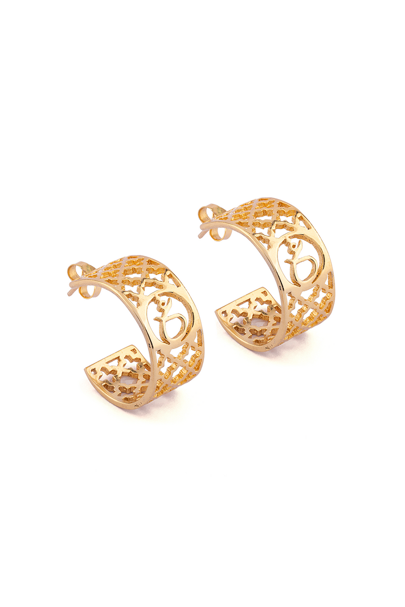 Alif Laila Urdu Harf Earring