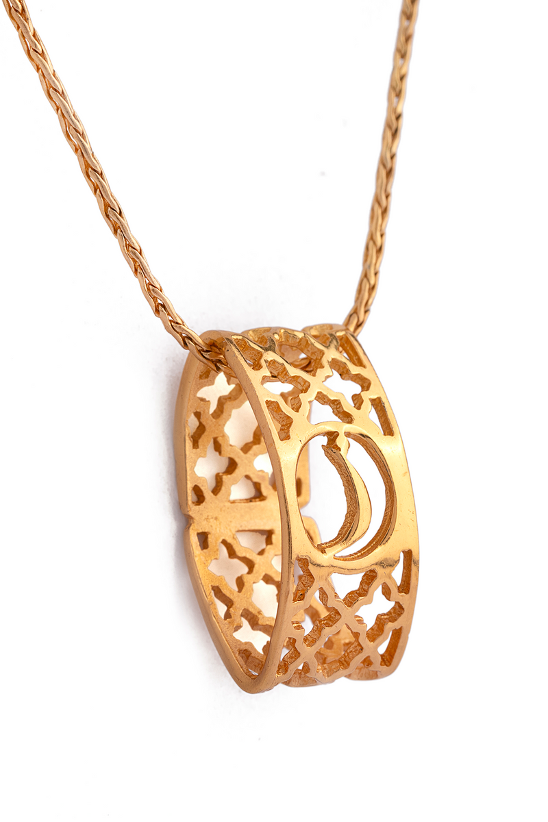 Alif Laila Urdu Harf Pendant