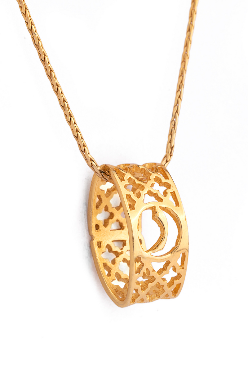Alif Laila Urdu Harf Pendant