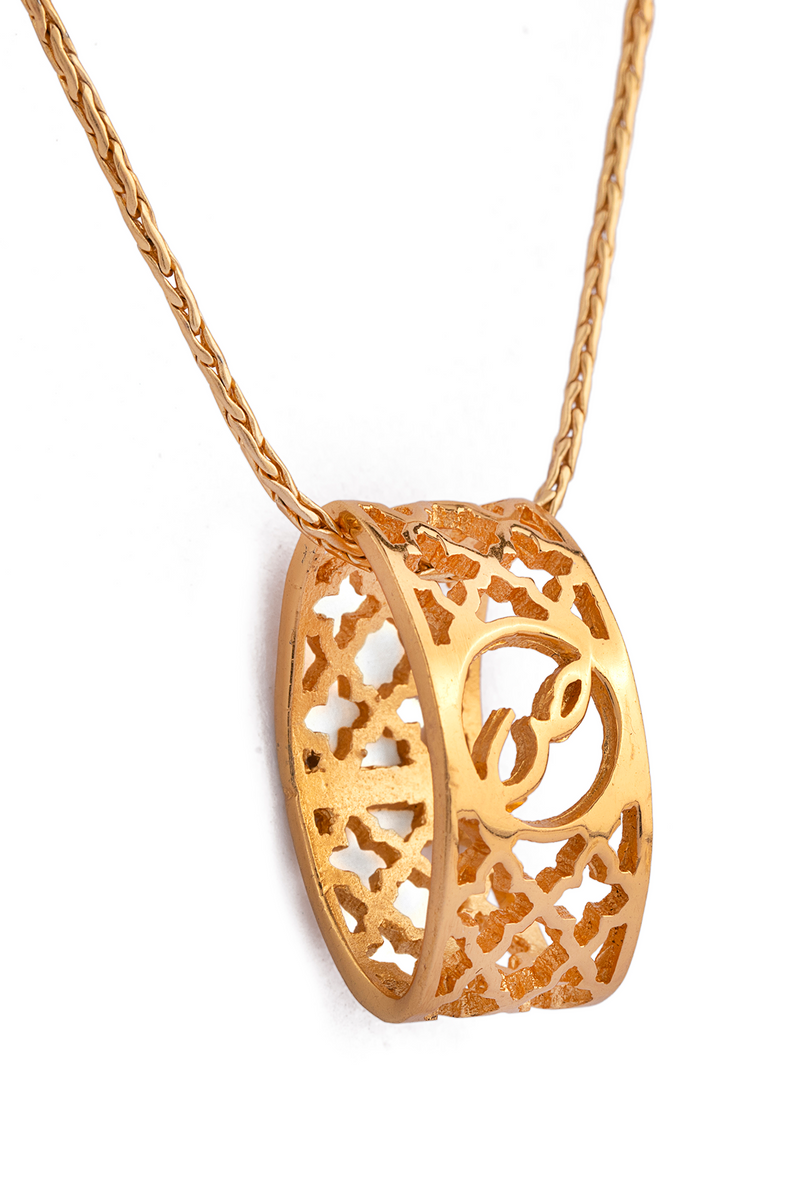 Alif Laila Urdu Harf Pendant