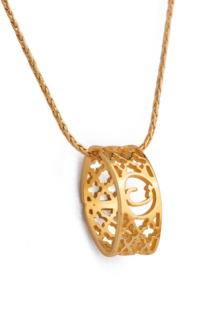 Alif Laila Urdu Harf Pendant