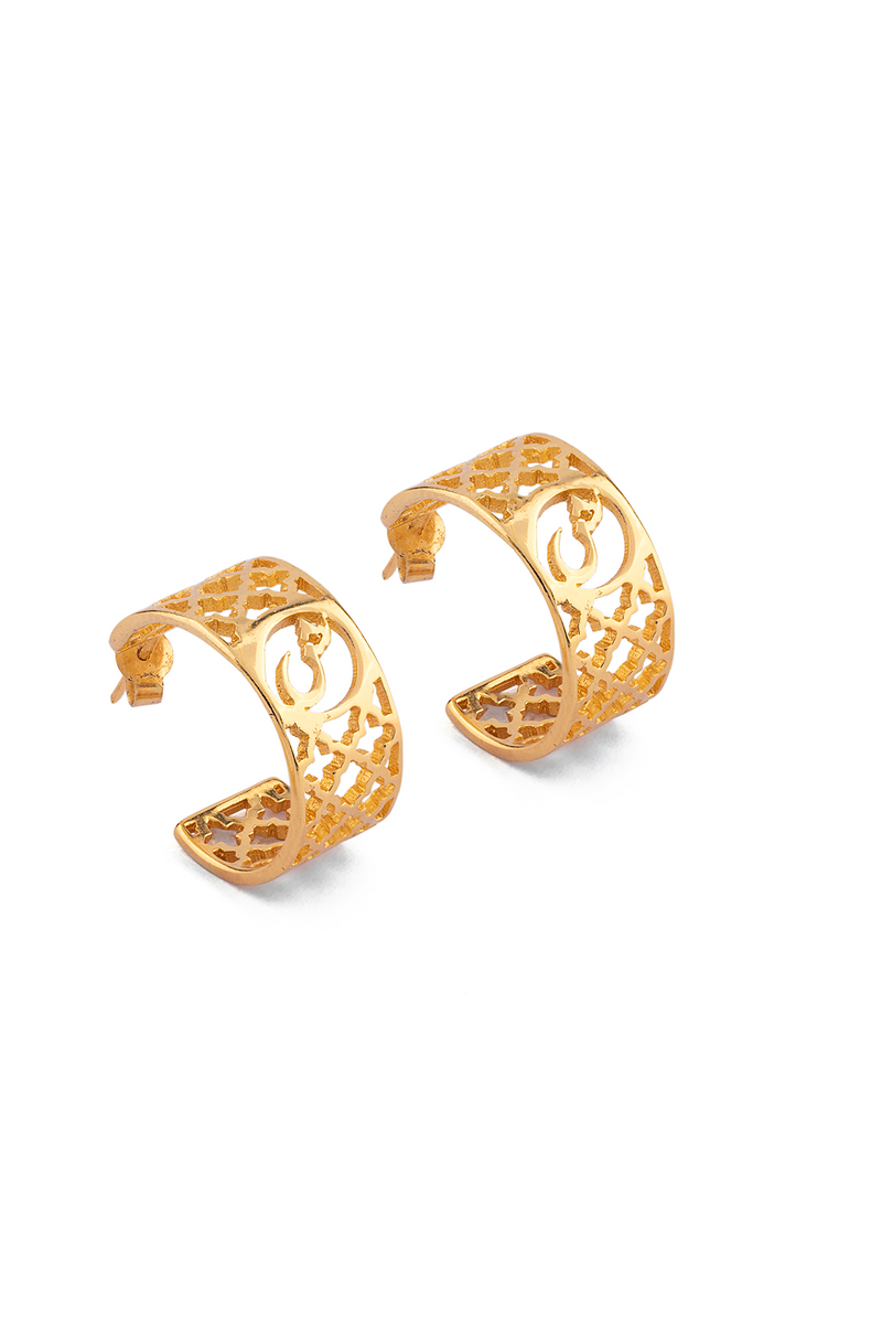 Alif Laila Urdu Harf Earring