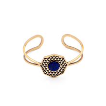 Load image into Gallery viewer, Lapis Lazuli Bracelet| Adjustable Bracelet| Geometric Pattern