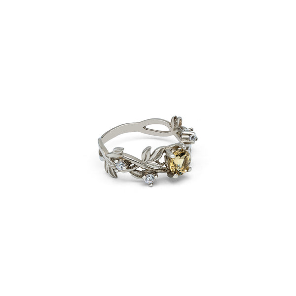 Citrine Ring | Silver Ring | Handmade Ring Pakistan