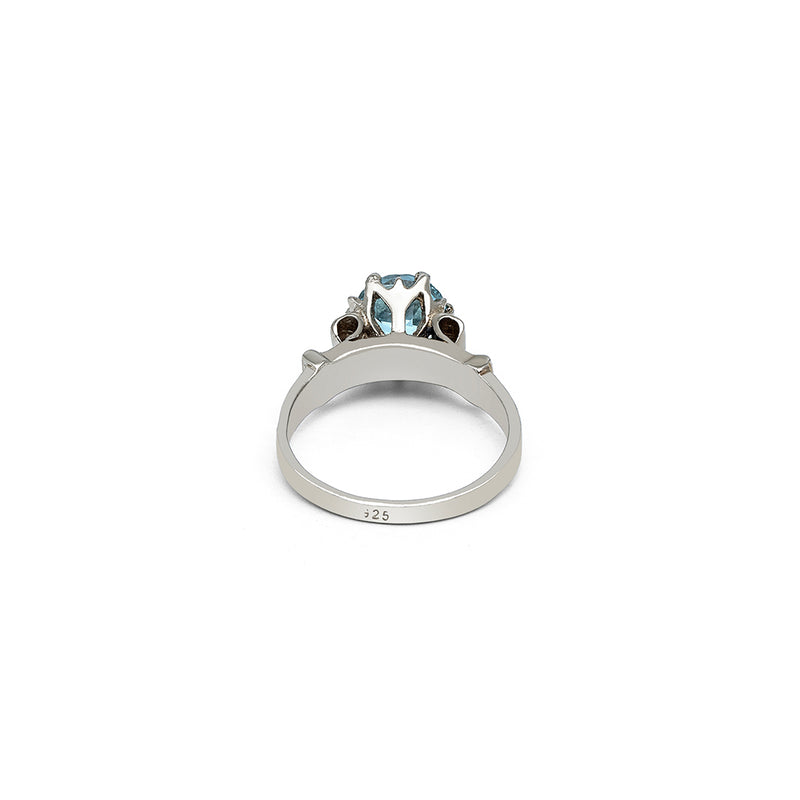 Topaz Ring | Silver Ring | Handmade Ring Pakistan
