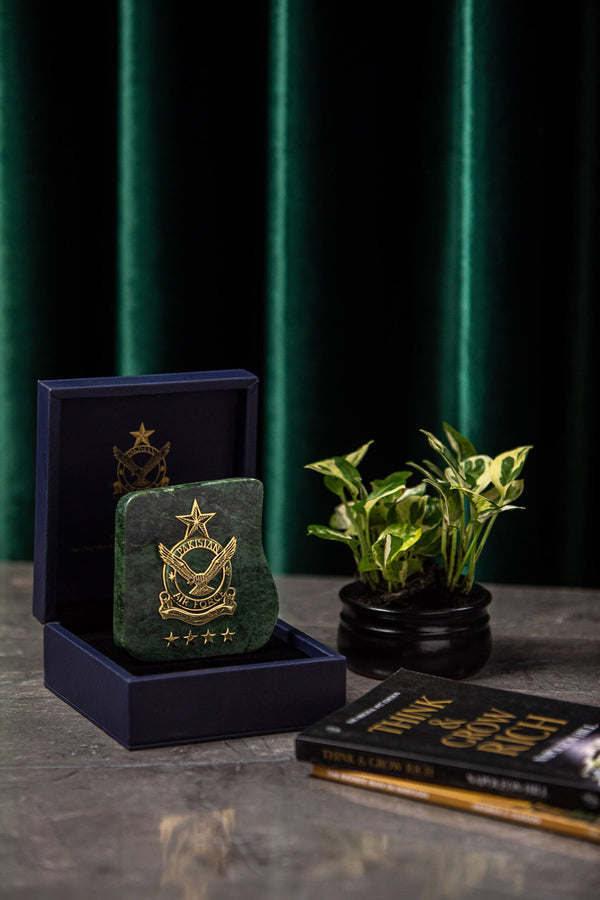 Nephrite Jade Plaque - Pakistan Air Force