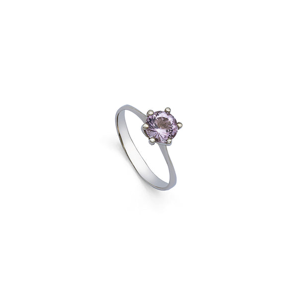 Amethyst Ring | Silver Ring | Handmade Ring Pakistan