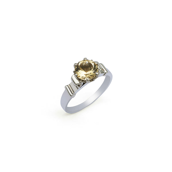Citrine Ring | Silver Ring | Handmade Ring Pakistan