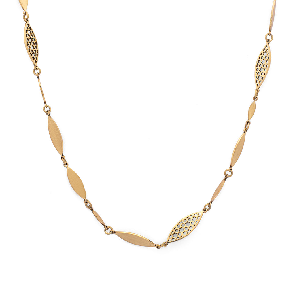  Geometric Necklace| Brass Necklace| Handmade