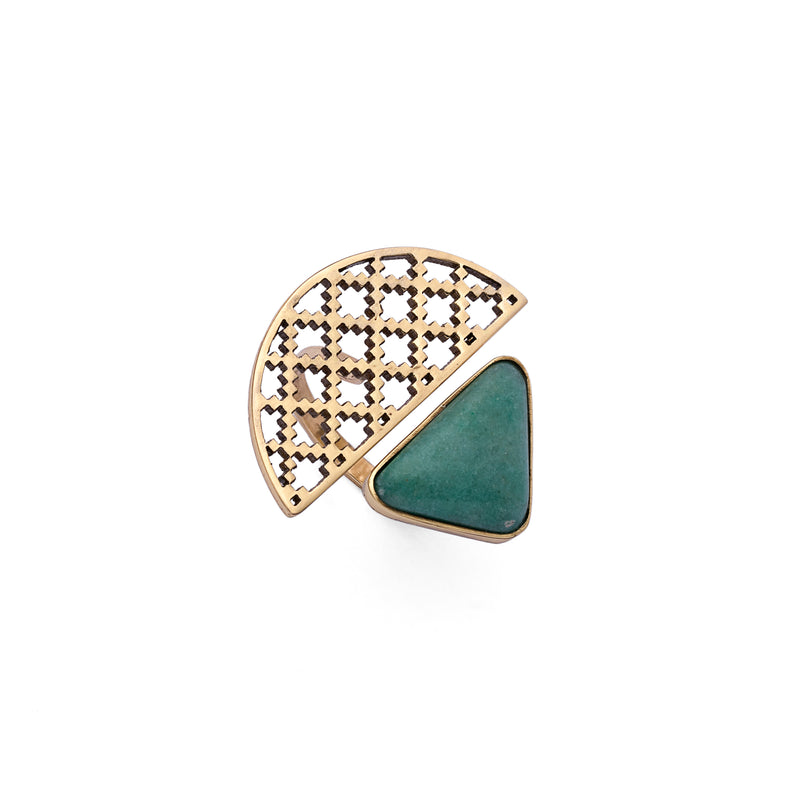 Sindh's Splendor - Aventurine Ring