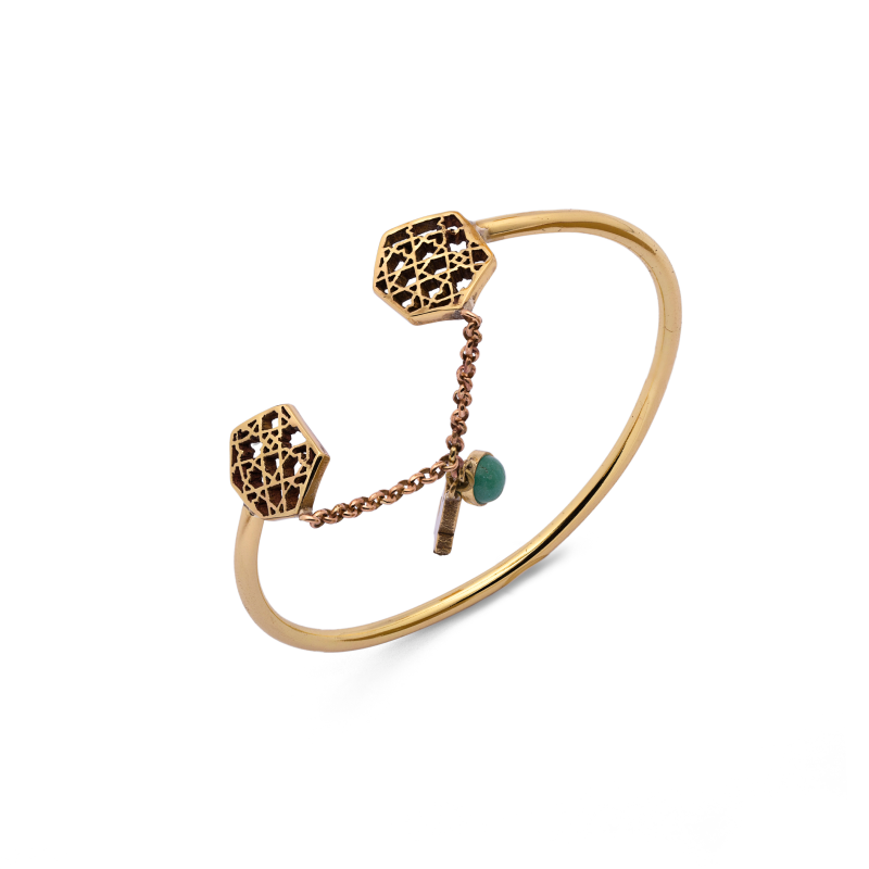 Aventurine Bracelet| Adjustable Bracelet| Geometric Bracelet