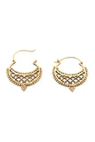 Zar-e-Sheesh- Brass Earrings