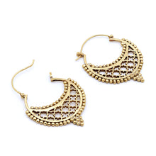 Load image into Gallery viewer, Zar-e-Sheesh- Brass Earrings