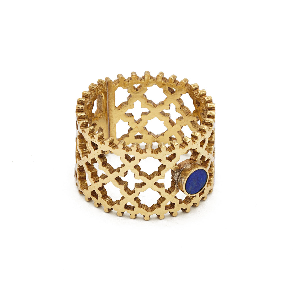 Nazneen- Lapis Lazuli Ring