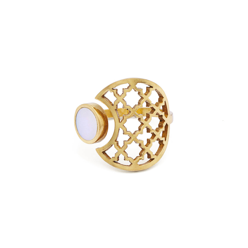 Noor-e-Jahan - Mother of Pearl Ring