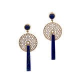 Ishq ka Saaz - Natural Lapis Lazuli Earrings