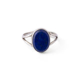 Jada-e Maiwand - Silver Gold Plated Lapis Lazuli Ring