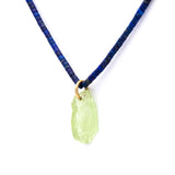 Harmony Necklace - Lapis Lazuli And Peridot Necklace