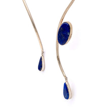 Load image into Gallery viewer, Heavenly Hue - Lapis Lazuli Teardrop Necklace
