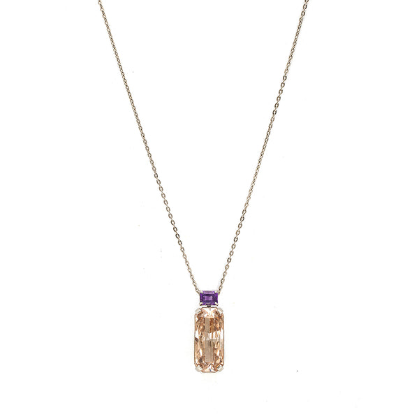 Topaz Necklace | Silver Necklace | Handmade Necklace Pakistan