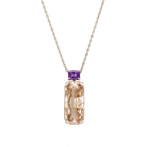 Topaz Necklace | Silver Necklace | Handmade Necklace Pakistan