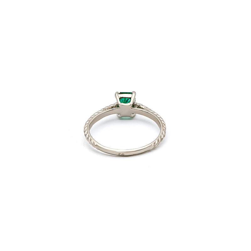 Emerald Ring | Silver Ring | Handmade Ring Pakistan
