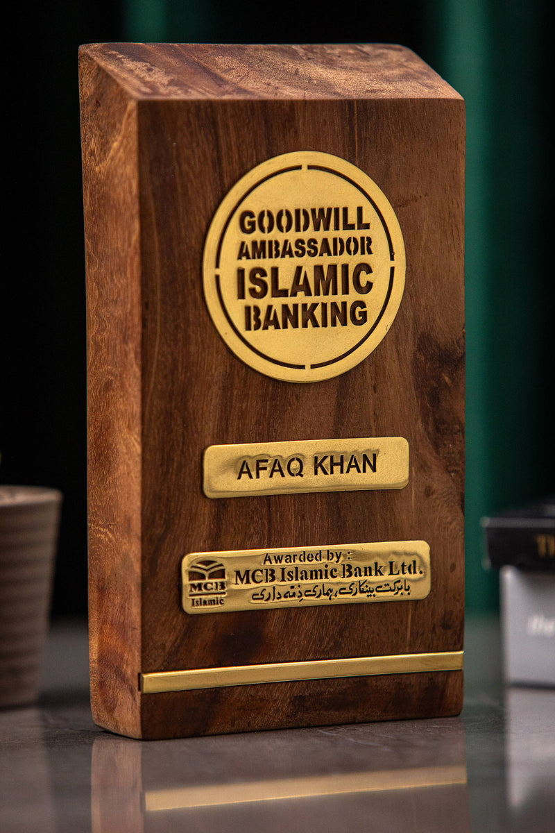 Goodwill Ambassador Plaque MCB Islamic Bank