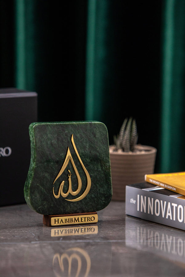 Nephrite Jade Plaque for HABIB METRO
