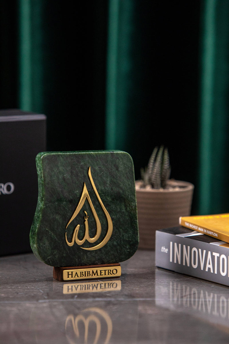 Nephrite Jade Plaque for HABIB METRO
