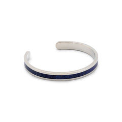 Regal Reverie - Natural Lapis Lazuli Bangle - Handmade Gemstone Bangle Pakistan - Orah Jewels Pakistan