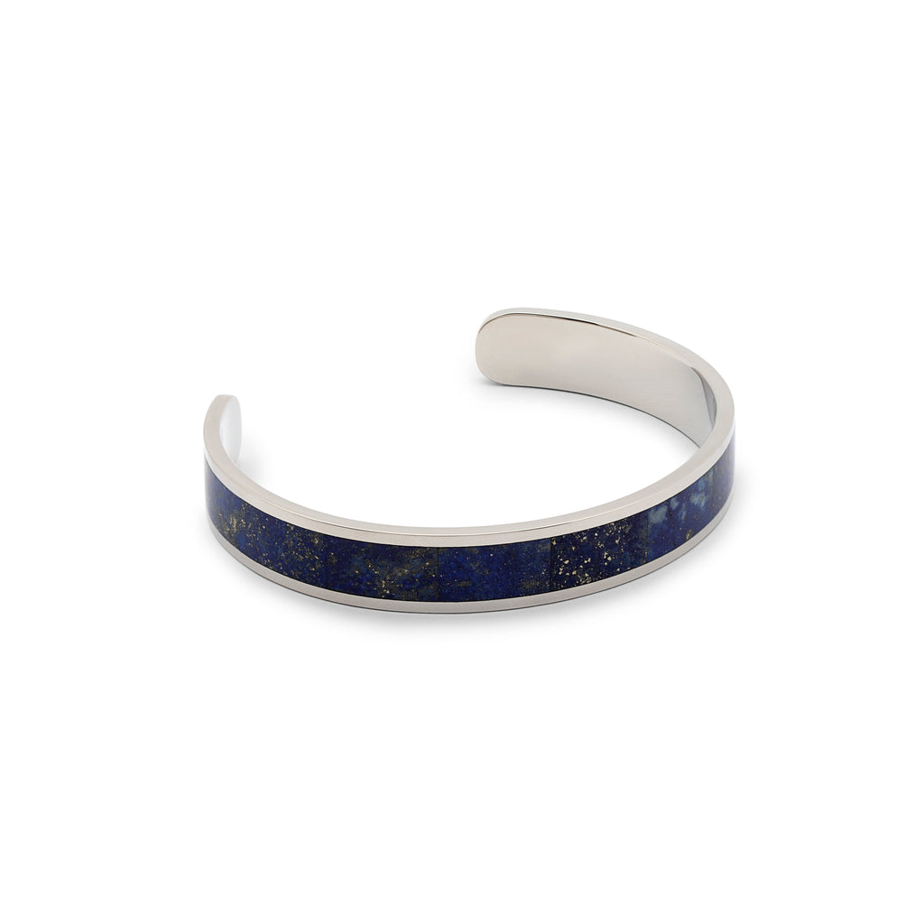 Opulent Orbits Bangles - Natural Lapis Lazuli Bangle