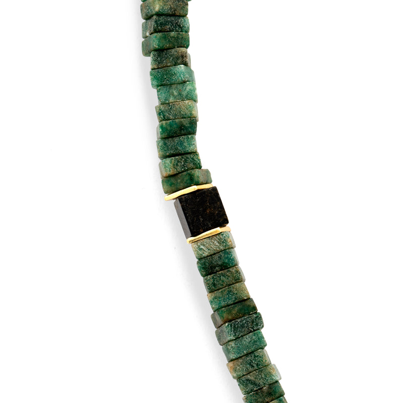Silver Gold Plated Necklace| Aventurine Necklace| Gemstone Necklace| Handmade