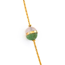 Load image into Gallery viewer, IdoQuartz Enigma Necklace - Idocrase And Milky Quartz Necklace