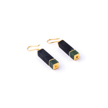 Load image into Gallery viewer, Jasper earrings - Jasper And Nephrite Jade Earrings