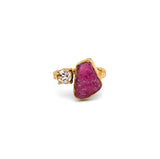 Taj - Natural Ruby and Topaz Ring