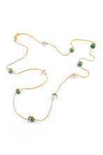 Load image into Gallery viewer, Milky Quartz Necklace| Idocrase Necklace| Gemstone Necklace| Handmade