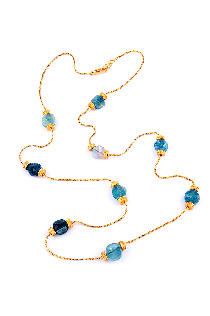 Fluorite Necklace| Gemstone Necklace| Handmade