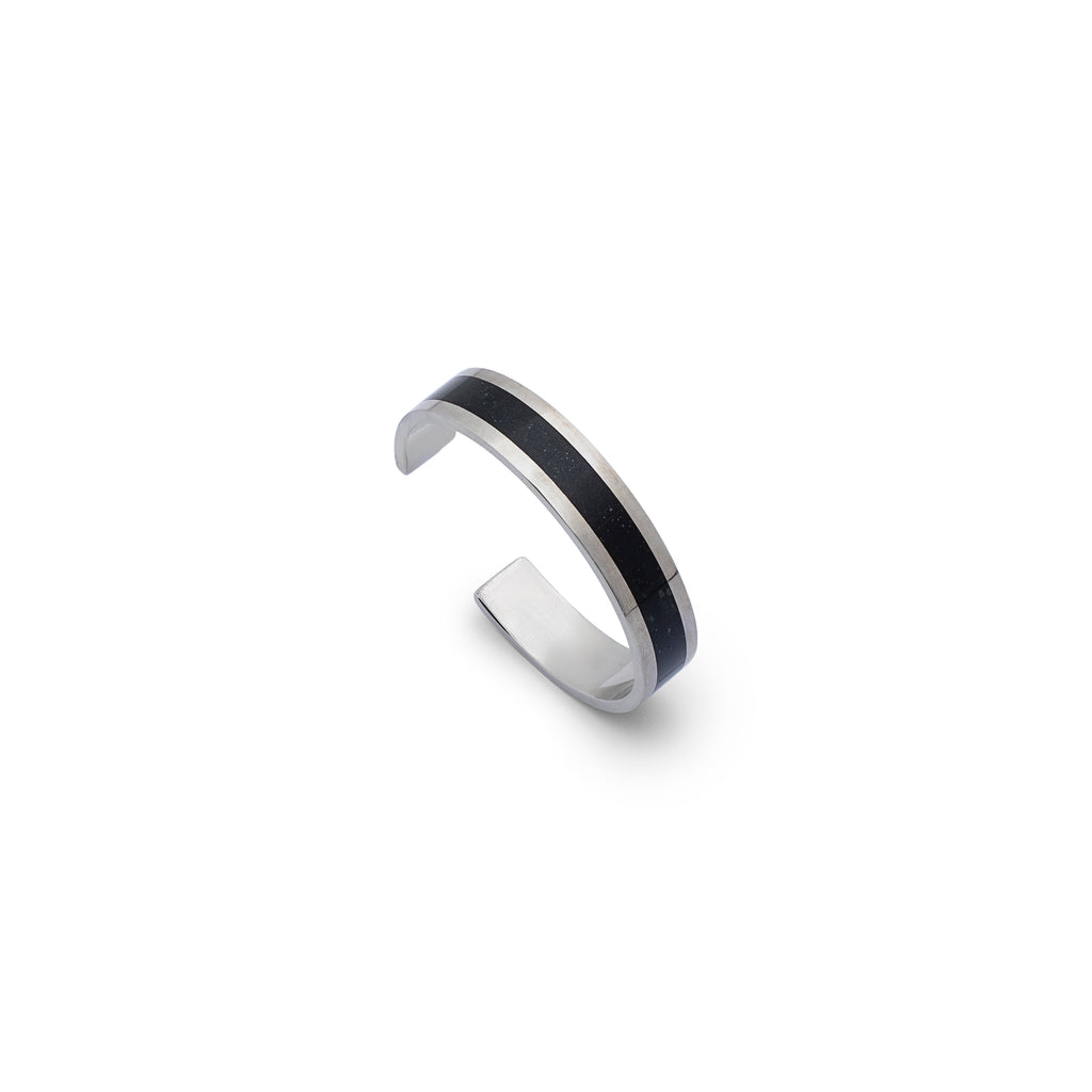 Serenity Bangles - Black Riverstone Bangle