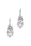 Sunlit Elegance - Topaz Silver Earrings