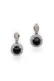 Ruby Whisper - Garnet Silver Earrings