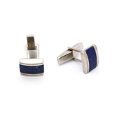 Lapis Lazuli Silver Cufflinks