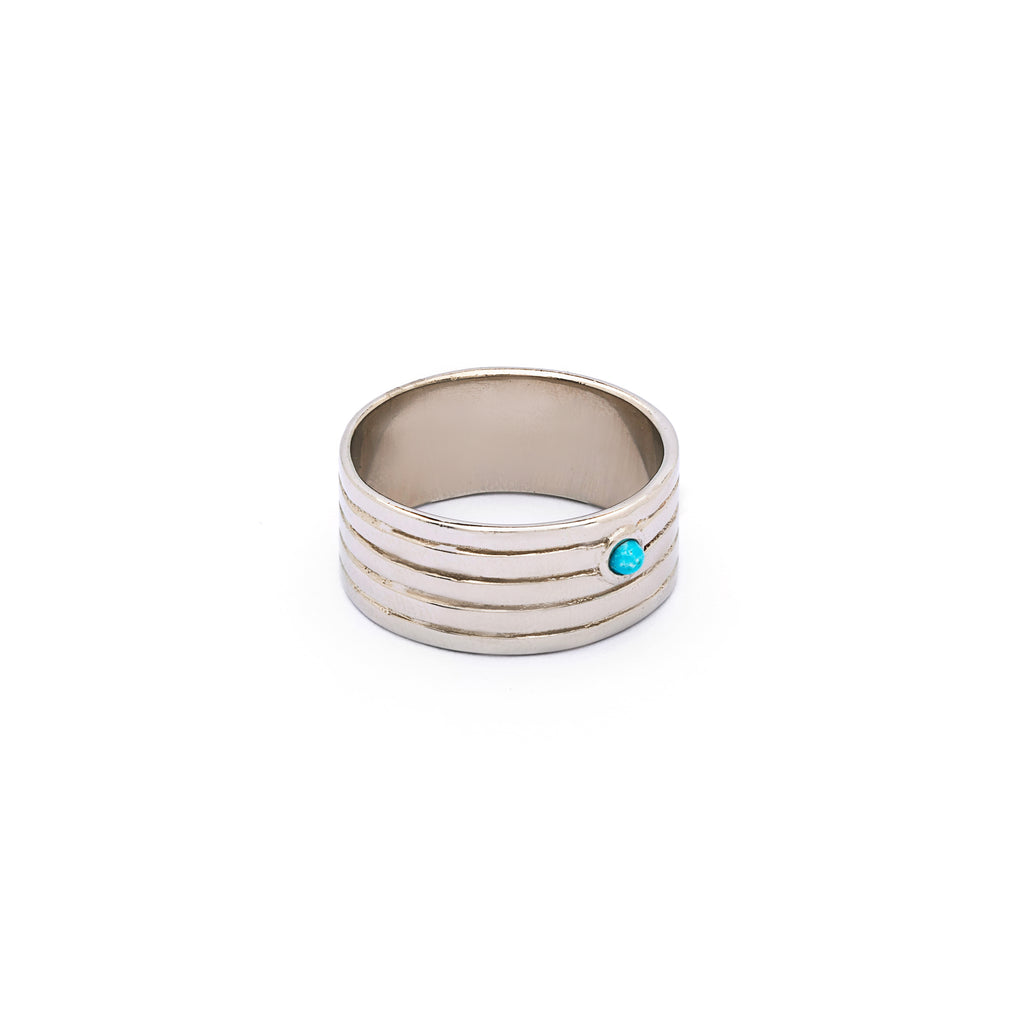 Silver Ring | Turquoise Ring | Men's Ring